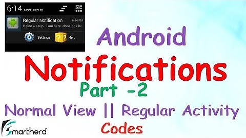 #91 Android Notification Tutorial Part-2 || Normal || BigText Style || BigPicture Style || Inbox
