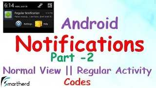 Celebrity #91 Android Notification Tutorial Part-2 || Normal || BigText Style || BigPicture Style || Inbox Profile
