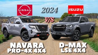 NISSAN NAVARA PRO-4X 2024 vs ISUZU D-MAX LS-E 2024