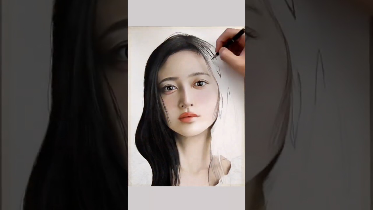 これ色鉛筆⁉︎ 井上和を描いてみた