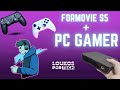 PROJETOR FORMOVIE S5 É BOM PARA VIDEO GAME? TESTEI COM PC GAMER!