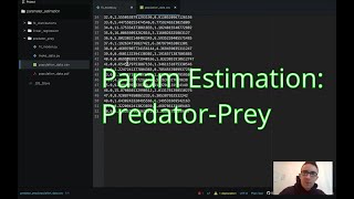 Fitting the Predator-Prey Model to Data (Python) screenshot 3