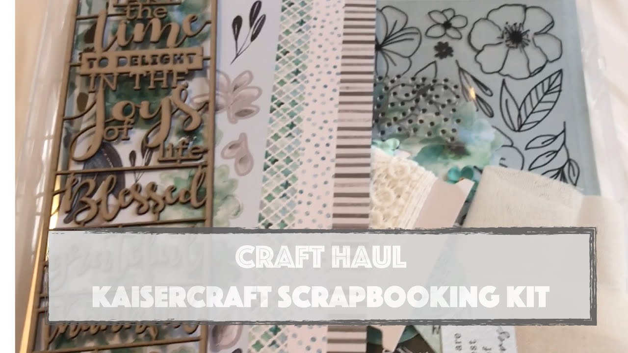 Craft Haul, Kaisercraft Serenity Scrapbooking Kit