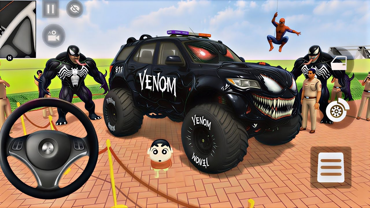 🤑 Indian Thift Auto Simulator😍Indian Showroom Purchase😲Venom Wala big wheels Scorpio & Car 🥳Game.
