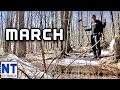 Metal detecting in March in NH cant be really hard to find spots