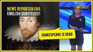 Shakespeare Argentina  News reporter fail