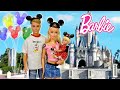 Barbie & Ken Family Travel Morning Routine to Disney Park - Baby First Disney Trip