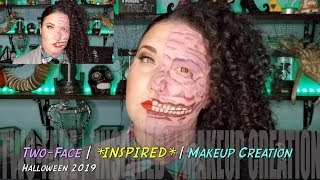 Two-Face | *INSPIRED* Makeup Tutorial | Halloween 2019