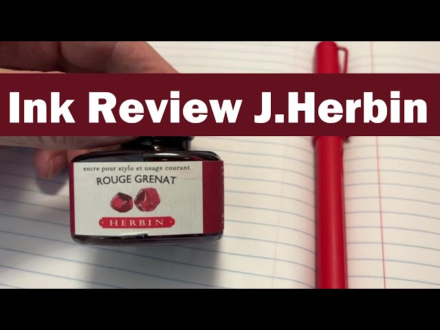 Ink review: J. Herbin Rouge Grenat (S5E67) 