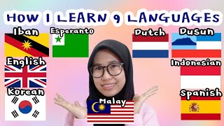 How I learn 9 languages