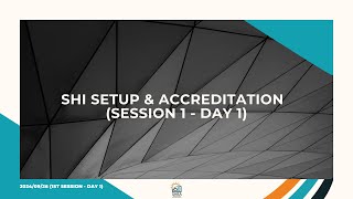 Social Housing Institutions Setup & Accreditation | Day1 (Session 1)