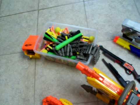 All my nerf guns! my nerf arsenal part 2 update