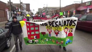 Displacement Tour of Albany Park & March Against Silver