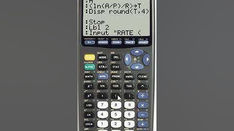 TI-84: How Long? Program for Exponential Equations