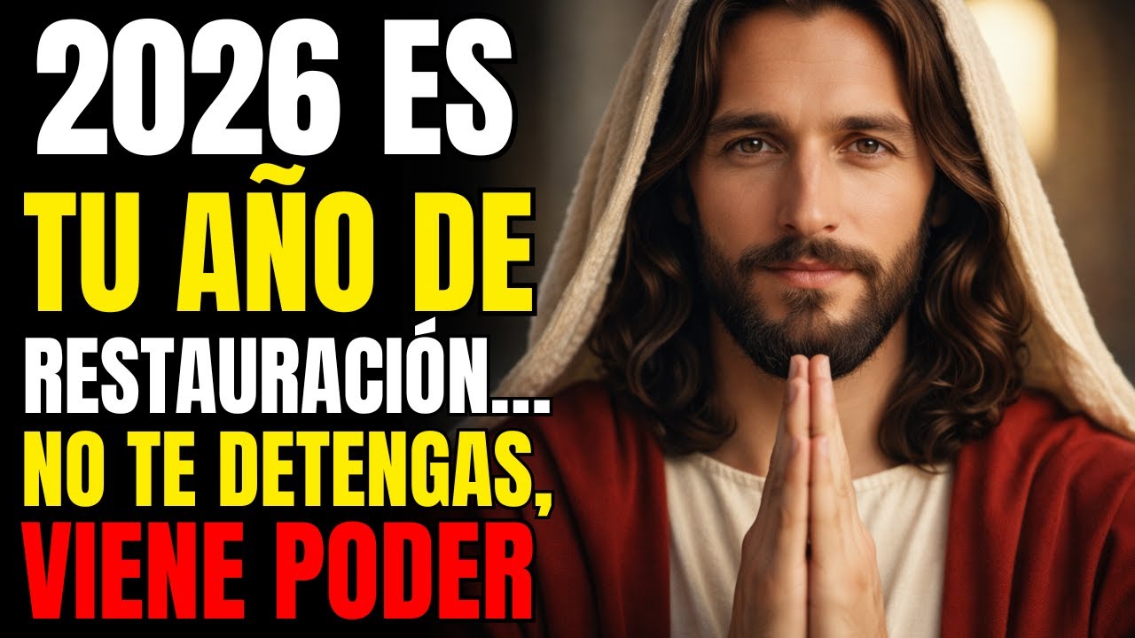 DIOS DICE: 2026 ES TU AÑO DE RESTAURACIÓN… NO TE DETENGAS, VIENE PODER
