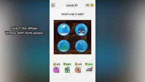 Braindom Level 24 Which way is safe?