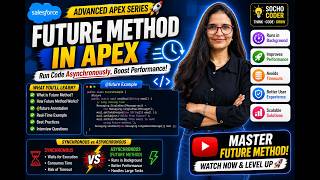 Future Method(Hands-on)   Explained  in Hindi– Asynchronous Apex for Long-Running Tasks