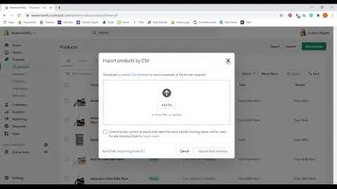 How To Import Products to Shopify Via CSV