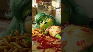 Inside Out 2 Mukbang Part Ii - Gone Wrong Evil Joy Cartoon Animation