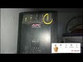 APC UPS Software / Calibration Error, Battery Lights Blinking