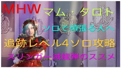 تحميل マムタロト 追跡レベル ソロ