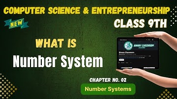 026 What is Number System Chapter 2 Number Systems Class 9th Computer Science & Entrepreneurship