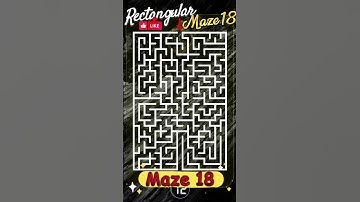 Rectangular mazes Maze 18 #hiddenpuzzles #mazes