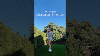 HIGHLY REQUESTED she buggin’ footwork tutorial! #dance #dancetutorial #fypシ #viraldance #footwork