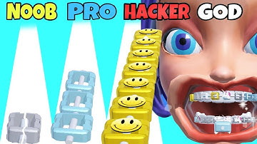NOOB vs PRO vs HACKER vs GOD in Braces Rush