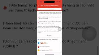 Cách liên hệ hỗ trợ shopee qua chat trên App Shopee screenshot 1