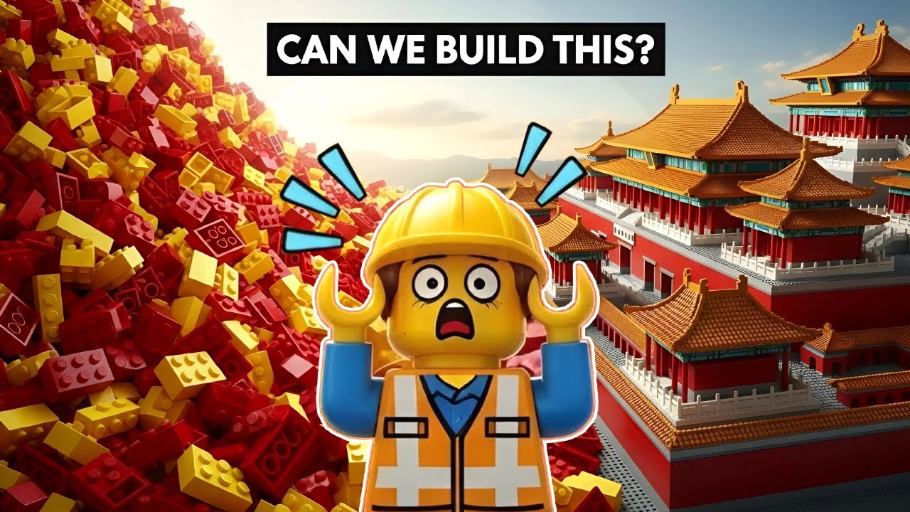 LEGO Challenge Building the Forbidden City Detailed Stop Motion Animation
