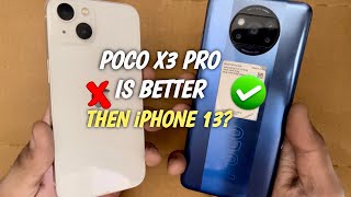 iPhone 13 vs Poco X3 Pro Bgmi Test |Poco X3 Pro Aim Assit Is Still Better Then iPhone 13?After 1yr😱