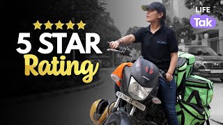 Five Star Rating Female Delivery Person Short Film Life Tak