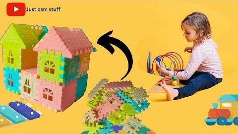 Building Blocks House Making | Toy for kids | Pen stand | DIY Puzzle | home decoration
