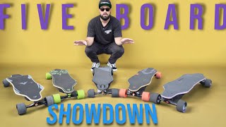 Top Five Electric Skateboards Faceoff: Ultimate Showdown!