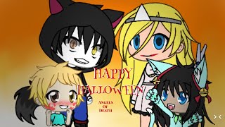 Meme : Happy Halloween (Ангел Кровопролития/Gacha life/Семейка Фостер)