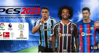 SAIU PES 2012 MOD 2023 160MB, OFFLINE COM BRASILEIRÃO e EUROPEU  (ATUALIZADO) PARA CELULAR ANDROID!! 