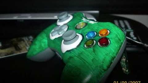 My new Xbox360 controller/w/trigger finger !!