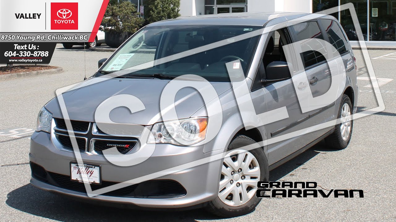 (SOLD) 2014 Dodge Grand Caravan SE for sale at Valley Toyota in Chilliwack B.C. 
