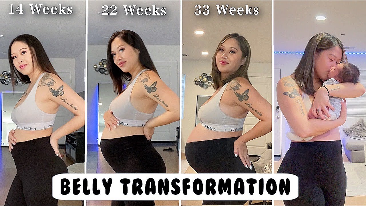 Pregnancy Transformation (Week By Week)