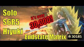over 30K points! Solo S6R5 Hiyuki. Endstate Matrix #wutheringwaves