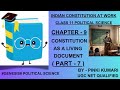 CONSTITUTION AS A LIVING DOCUMENT | CHAPTER - 9 | PART - 7 | CLASS 11 POLITICAL SCIENCE |