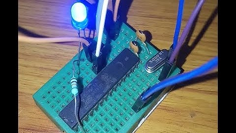 LED blink on PIC16f72 using MikroC and PIC k 150 board