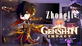 🔶 Genshin Impact React to : Zhongli/Morax || Angst || Liyue ! Gacha Club !