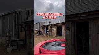 I WENT TO CLARKSON’S FARM IN A FERRARI 296! Full video on my channel now. #jeremyclarkson #shorts