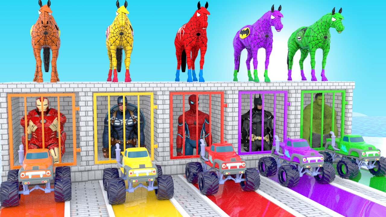 Long Slide Game with Cow Elephant Gorilla Hippopotamus Tiger 3d Animal Game Funny 3d Animals