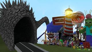 LAND EATER VS ALL MONSTERS (Garry's Mod) screenshot 1