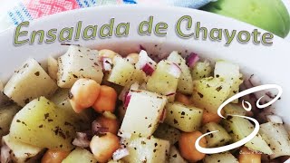 Ensalada de CHAYOTE | Cocina & Vida Saludable