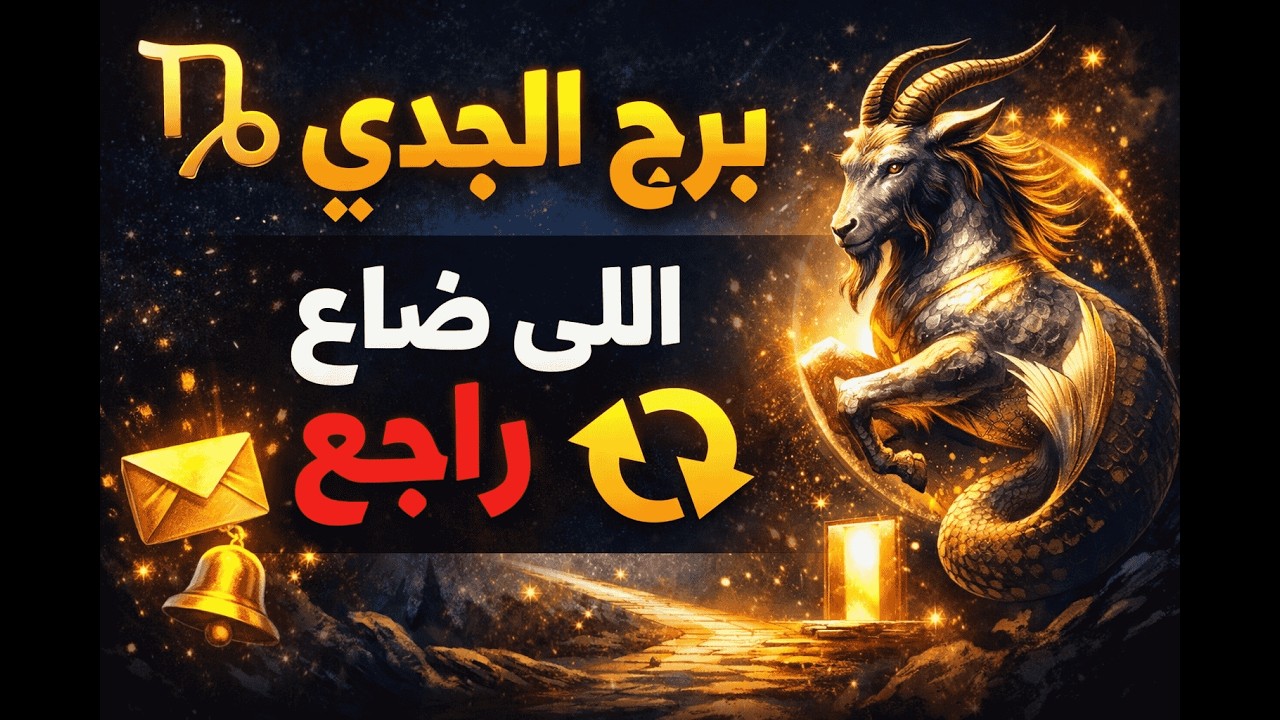 ♑ برج الجدي | اللي ضاع راجع 🔁 خبر قوي ورزق خلال أيام
