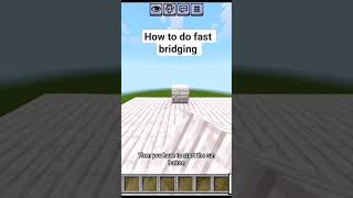 How to "place blocks fast in Minecraft"||Minecraft pro tips part-1😁